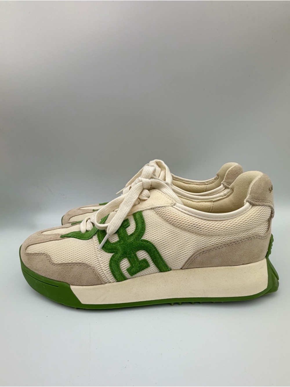 Sam Edelman Green Rubber Logo Sole